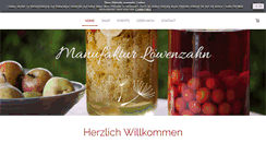 Desktop Screenshot of manufaktur-loewenzahn.de